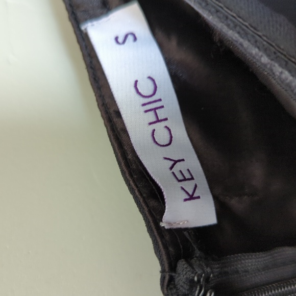 Key Chic Black Off Shoulder Cutout‎ Sleeves Midi Dress S - Picture 7 of 8